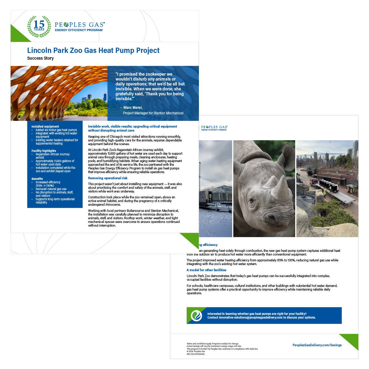 Lincoln Park Zoo Success Story